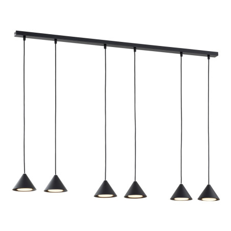 Lampa wisząca ELIT 6 BLACK 1330/6 EMIBIG