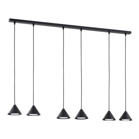 Lampa wisząca ELIT 6 BLACK 1330/6 EMIBIG