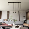 Lampa wisząca ELIT 6 BLACK 1330/6 EMIBIG