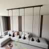 Lampa wisząca ELIT 6 BLACK 1330/6 EMIBIG
