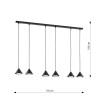 Lampa wisząca ELIT 6 BLACK 1330/6 EMIBIG