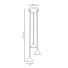 Lampa wisząca ELIT 3 PREMIUM BLACK 1330/3PREM EMIBIG