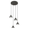 Lampa wisząca ELIT 4 PREMIUM BLACK 1330/4PREM EMIBIG