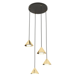 Lampa wisząca ELIT 4 PREMIUM GOLD 1329/4PREM EMIBIG