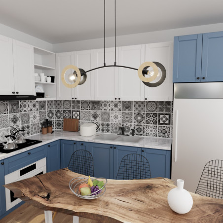 Lampa wisząca SKIVA 2 BL 1409/2 EMIBIG