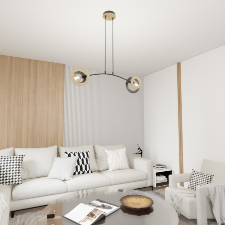 Lampa wisząca SKIVA 2 BL 1409/2 EMIBIG