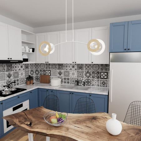 Lampa wisząca SKIVA 2 WH 1410/2 EMIBIG