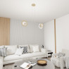 Lampa wisząca SKIVA 2 WH 1410/2 EMIBIG