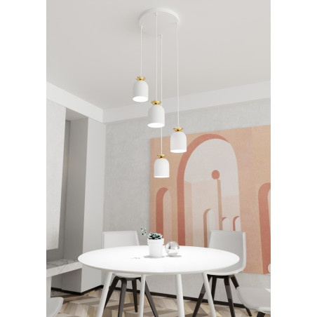 Lampa wisząca TARGET 4 WH PREM 1401/4PREM EMIBIG