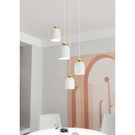Lampa wisząca TARGET 4 WH PREM 1401/4PREM EMIBIG