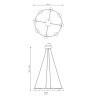 Lampa wisząca STARLIT 8 BL 1372/8 EMIBIG