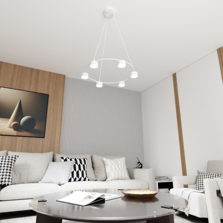 Lampa wisząca STARLIT 6 WH 1373/6 EMIBIG