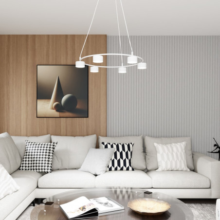 Lampa wisząca STARLIT 6 WH 1373/6 EMIBIG