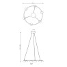 Lampa wisząca STARLIT 6 WH 1373/6 EMIBIG