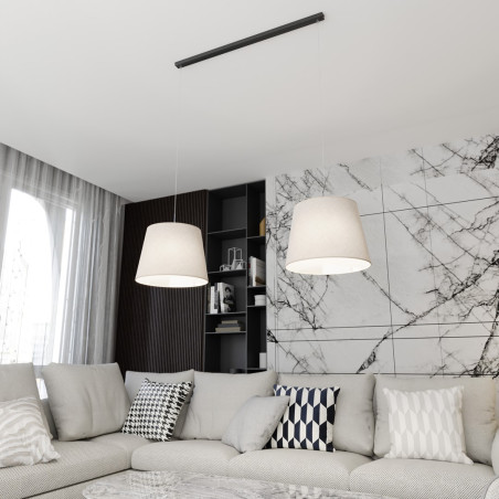 Lampa wisząca EPOCA 2 BEIGE 1404/2 EMIBIG