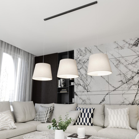 Lampa wisząca EPOCA 3 BEIGE 1404/3 EMIBIG