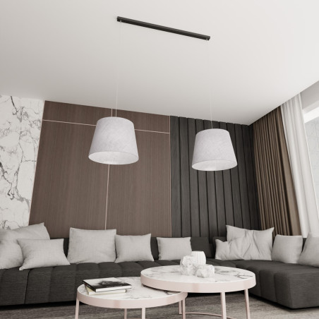 Lampa wisząca EPOCA 2 GREY 1405/2 EMIBIG
