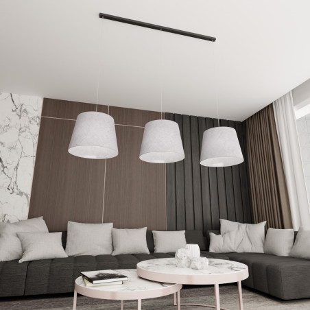 Lampa wisząca EPOCA 3 GREY 1405/3 EMIBIG