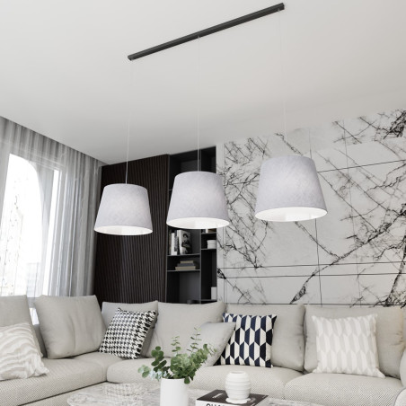 Lampa wisząca EPOCA 3 GREY 1405/3 EMIBIG