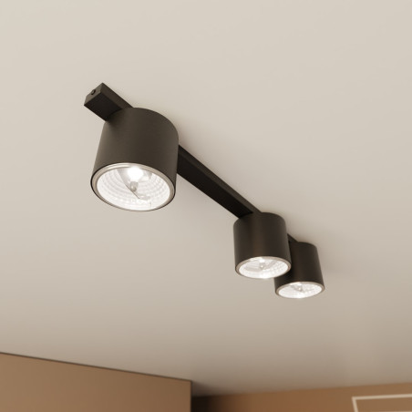 Lampa sufitowa NANO 3 BLACK 1310/3 EMIBIG