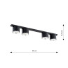 Lampa sufitowa NANO 3 BLACK 1310/3 EMIBIG