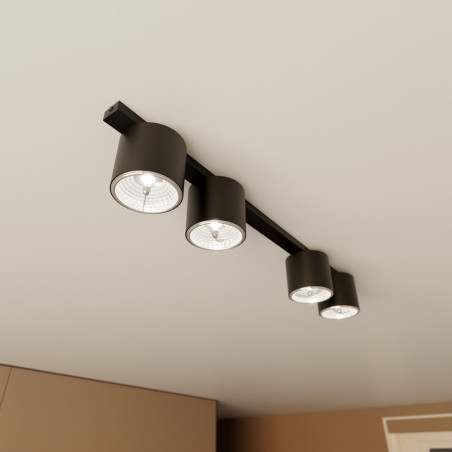 Lampa sufitowa NANO 4 BLACK 1310/4 EMIBIG