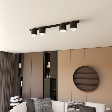Lampa sufitowa NANO 4 BLACK 1310/4 EMIBIG