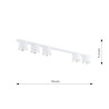 Lampa sufitowa NANO 5 WHITE 1311/5 EMIBIG