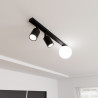 Lampa sufitowa BASTER 3 BLACK 1314/3 EMIBIG