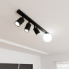 Lampa sufitowa BASTER 4 BLACK 1314/4 EMIBIG