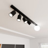 Lampa sufitowa BASTER 5 BLACK 1314/5 EMIBIG