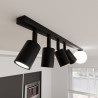 Lampa sufitowa BASTER 5 BLACK 1314/5 EMIBIG