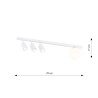 Lampa sufitowa BASTER 4 WHITE 1315/4 EMIBIG