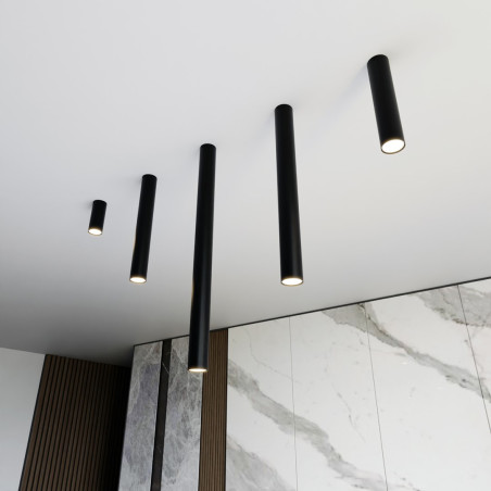 Lampa sufitowa TECNO 1XL BLACK 1316/1XL EMIBIG