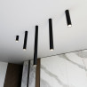 Lampa sufitowa TECNO 1XL BLACK 1316/1XL EMIBIG