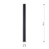 Lampa sufitowa TECNO 1XXL BLACK 1316/1XXL EMIBIG