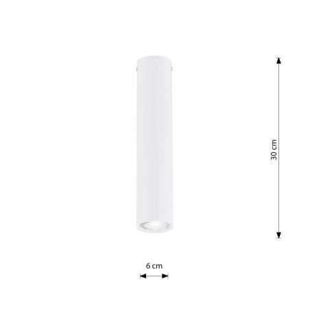 Lampa sufitowa TECNO 1M WHITE 1317/1M EMIBIG