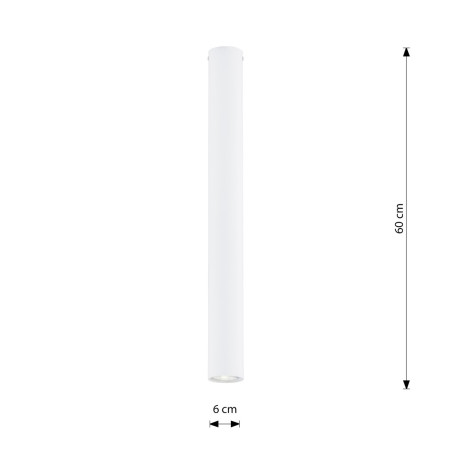 Lampa sufitowa TECNO 1XL WHITE 1317/1XL EMIBIG