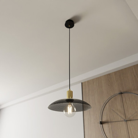 Żyrandol SPIRIT 1 BLACK 1320/1 EMIBIG