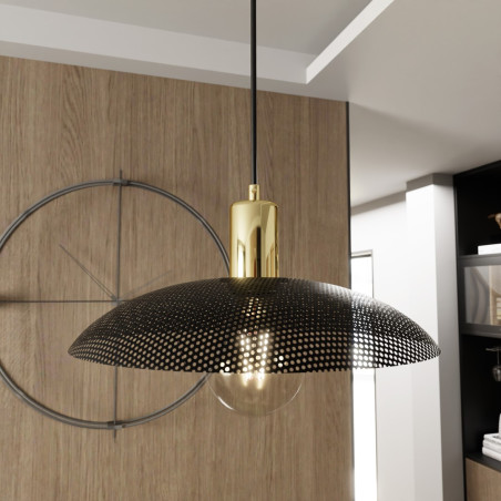 Żyrandol SPIRIT 1 BLACK 1320/1 EMIBIG
