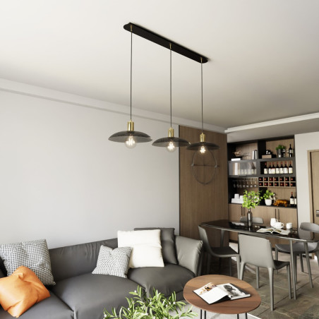 Żyrandol SPIRIT 3 BLACK 1320/3 EMIBIG
