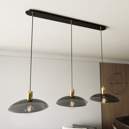 Żyrandol SPIRIT 3 BLACK 1320/3 EMIBIG