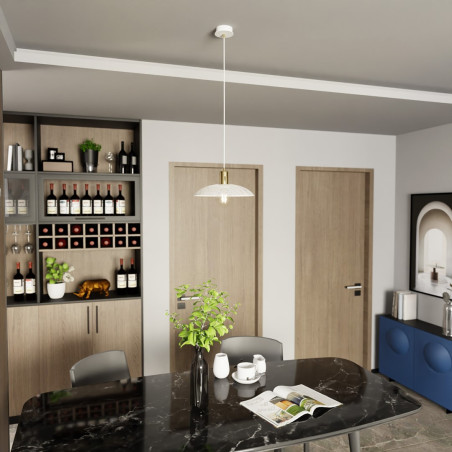 Żyrandol SPIRIT 1 WHITE 1321/1 EMIBIG