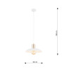 Żyrandol SPIRIT 1 WHITE 1321/1 EMIBIG
