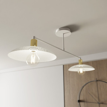 Żyrandol SPIRIT 2 WHITE 1321/2 EMIBIG