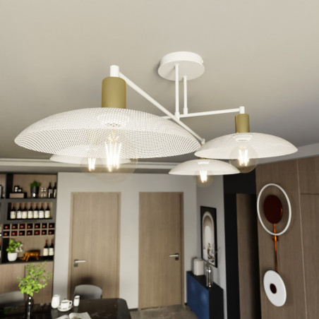 Żyrandol SPIRIT 4 WHITE 1321/4 EMIBIG