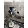 Lampa wisząca IDEA 4 BLACK 792/4 EMIBIG