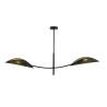 Lampa sufitowa  LOTUS 2 BLACK/GOLD 1106/2 EMIBIG