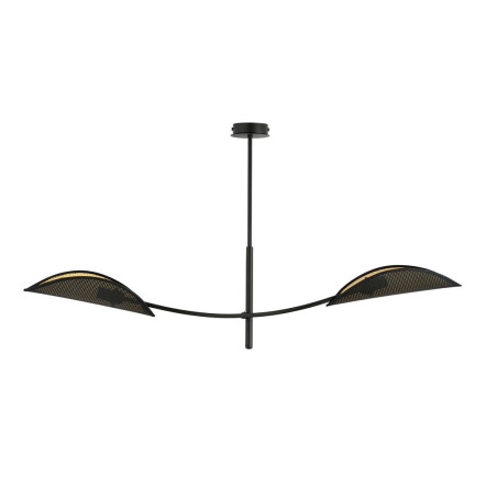 Lampa sufitowa  LOTUS 2 BLACK/GOLD 1106/2 EMIBIG