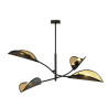 Lampa sufitowa  LOTUS 4 BLACK/GOLD 1106/4 EMIBIG